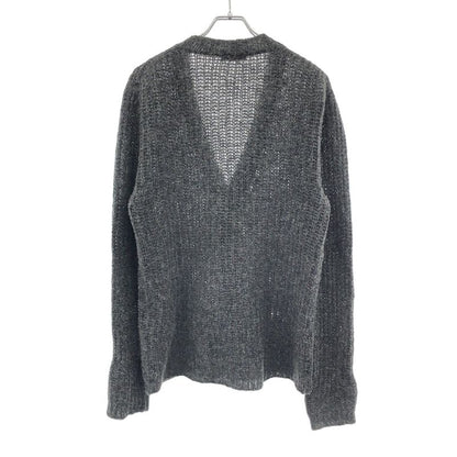 Prada 2006aw Wool Knit Cardigan Umc345 Gray 46