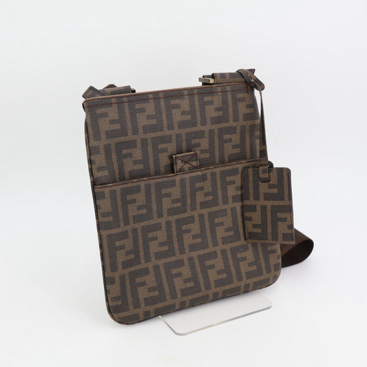 Fendi Zucca Pattern Shoulder Bag