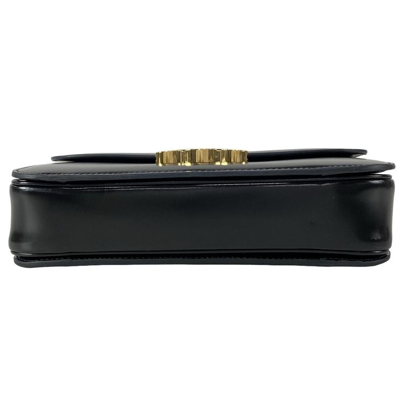 Celine Triomphe Medium Shoulder Bag 187363bf438no Black