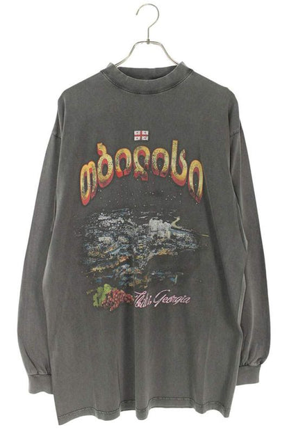 Balenciaga 25SS 819022 Trvq7 Large Fit Long Sleeve Cut And Sewn Men's 1