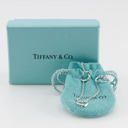 Tiffany & Co Open Heart 3P Elsa Peretti Silver 925 Ladies 3.0g Necklace