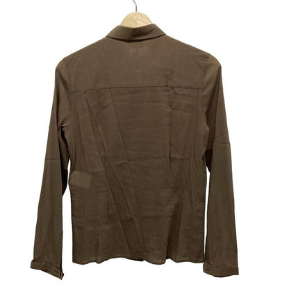 Fendi Long Sleeve Shirt Blouse Size 40 M Women - Brown