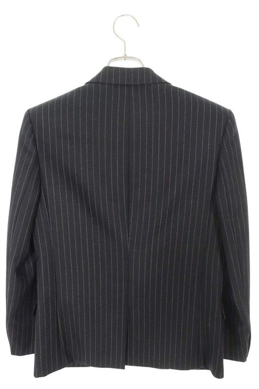 Saint Laurent Paris 505326 Y127w Wool Stripe Tailored Jacket Men's 44