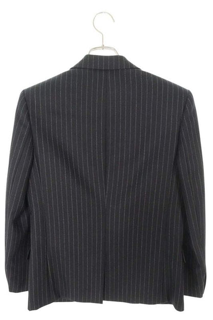 Saint Laurent Paris 505326 Y127w Wool Stripe Tailored Jacket Men's 44
