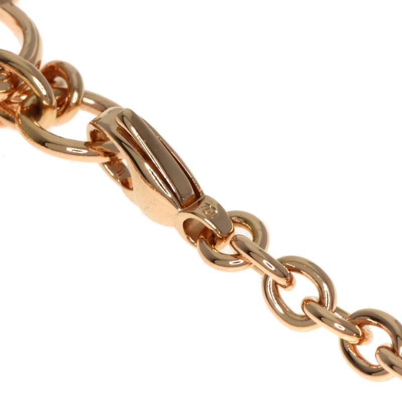 Hermes Amulet Birkin Diamond Bracelet 18K Pink Gold Ladies