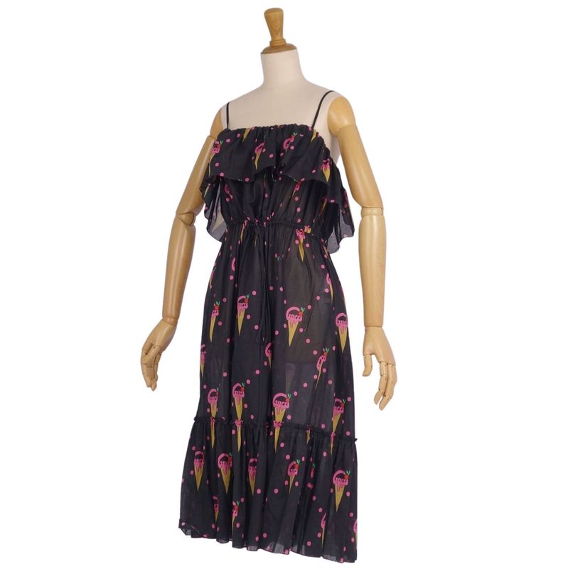 Gucci Dress Sleeveless 730392 Total Pattern Cotto