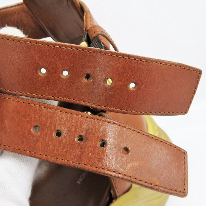 Louis Vuitton Sandals LV Akrite Monogram Brown Gold 36 23.0cm (9.06in)