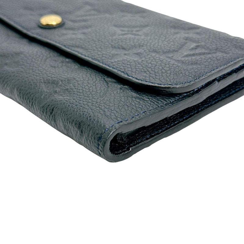 Louis Vuitton M60258 Monogram And Empreinte Leather Trifold Portefeuille