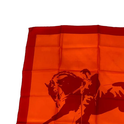 Hermes Scarf Silk Zingaro Tokyo 2005 Zingaro Tokyo 2005 Orange