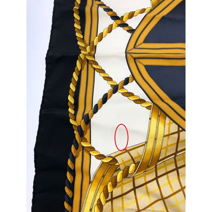 Hermes Silk Scarf Kale Wash Grande Tenue Horse Formal Dress Large Size 90