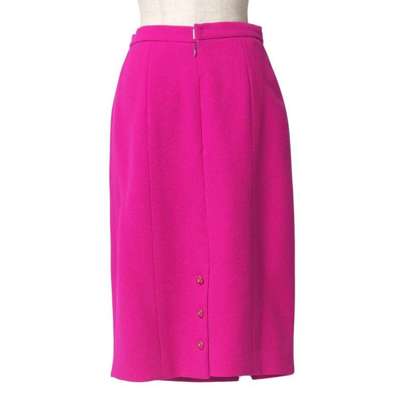 Chanel Vintage Skirt Suit Setup Long Jacket Tight Skirt Coco Mark CC Logo