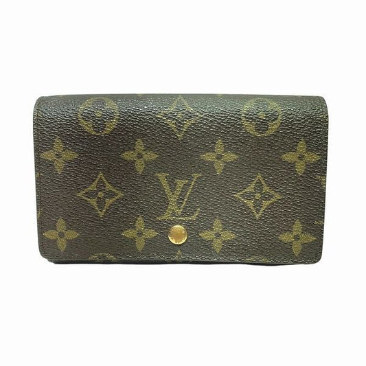 Louis Vuitton Monogram Porte Monebier Tresor M61730 Old Shape Bifold Wallet