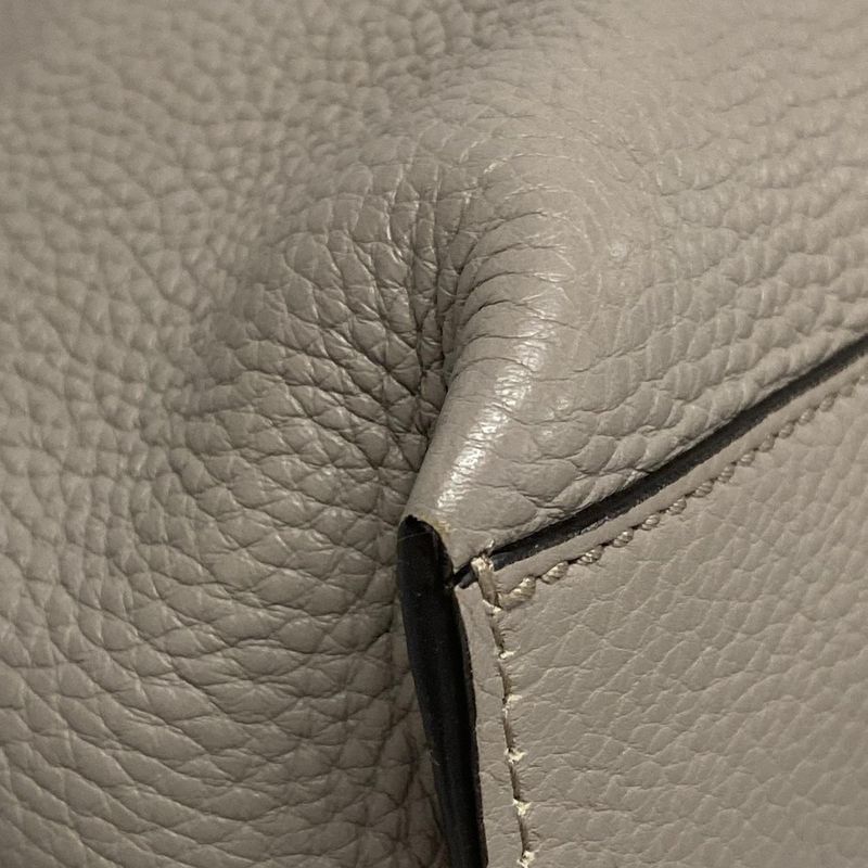 Gucci Handbag Bamboo Daily 370830 Gray Leather