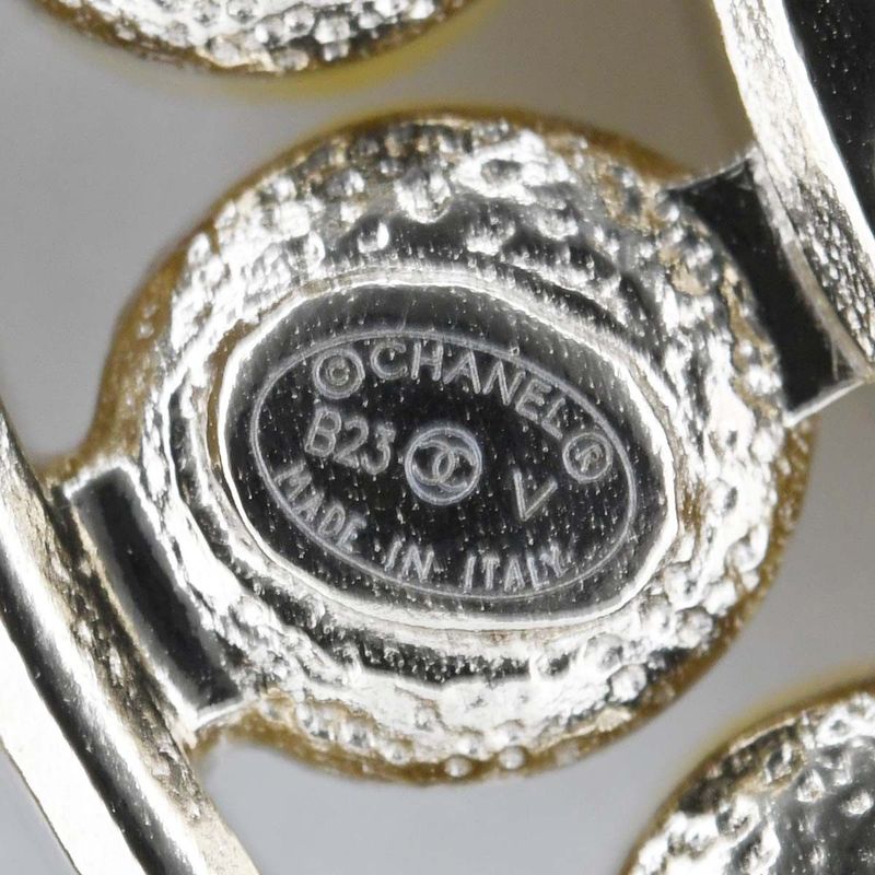 Chanel Brooch Coco Mark Faux Pearl A64978 30.7g Accessories With Box Yo1365