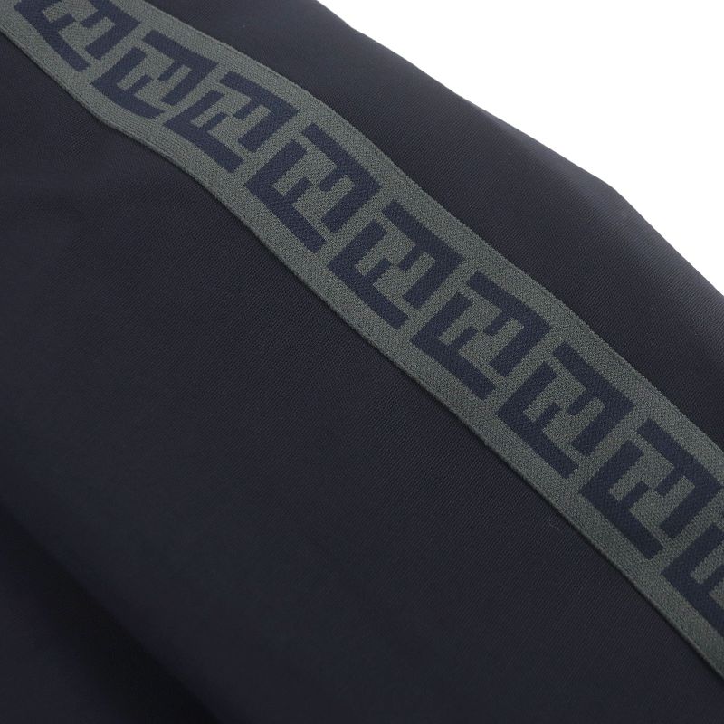 Fendi 2020 Fj0567 FF Logo Zucca Sideline Narrow Lapel Single Tailored Jacket