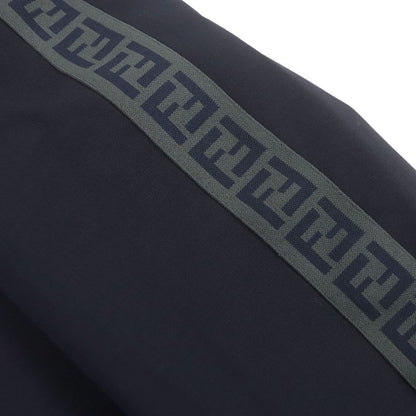 Fendi 2020 Fj0567 FF Logo Zucca Sideline Narrow Lapel Single Tailored Jacket