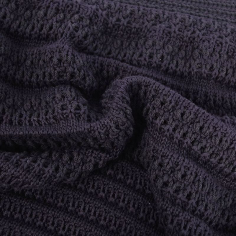 Chanel Knit Sweater Cubic Sleeves Cotton Top Les