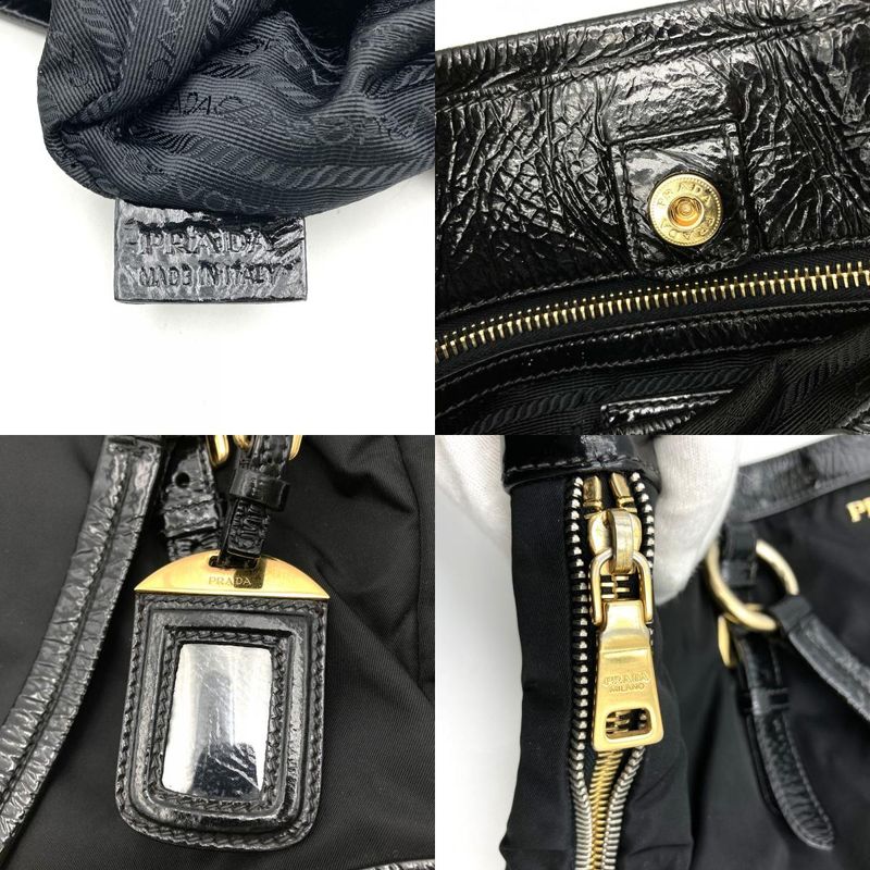 Prada Tote Bag Nylon Black