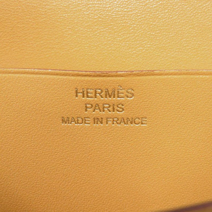 Hermes Bearn Souffle Vota Delacto Paille Gold Hardware Engraved A (2017) Long