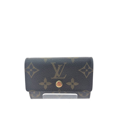 Louis Vuitton Women's Coin Case Monogram Portomone Plat M61930 Brown