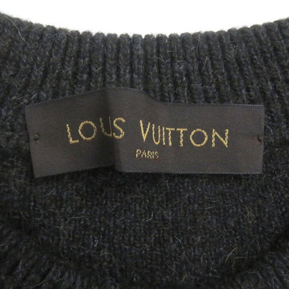 Louis Vuitton Han96wf94 Camel Cashmere Blend Halaco-switched Logo Long Sleeve