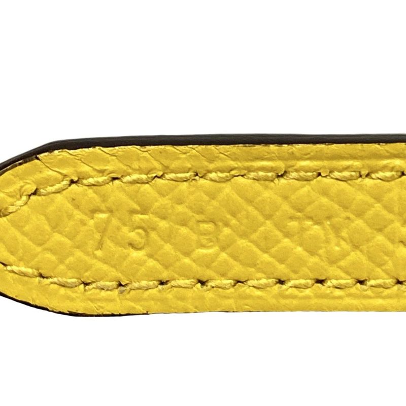 Hermes Belt 75 Ancre / Chaine D'ancre Blue Glacier / Jeanne De Naples Silver