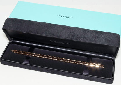Tiffany & Co Bracelet 18K Pink Gold T True Narrow Bracelet Medium