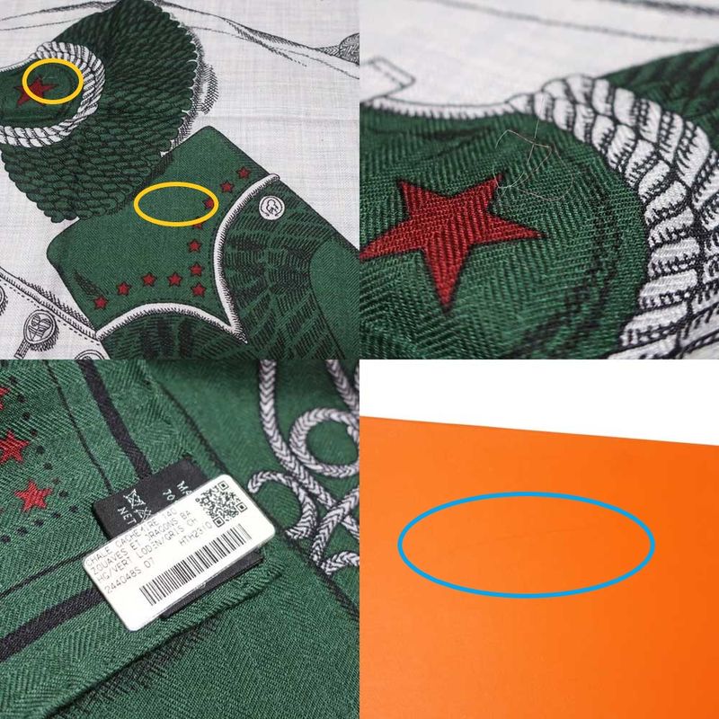 Hermes Carre 140 Scarf Zouaves Et Dragons Cashmere Silk Large Shawl