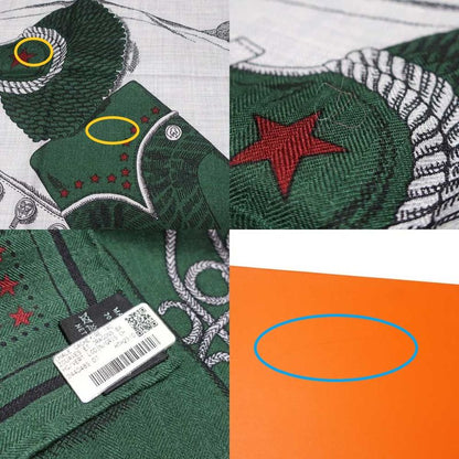 Hermes Carre 140 Scarf Zouaves Et Dragons Cashmere Silk Large Shawl
