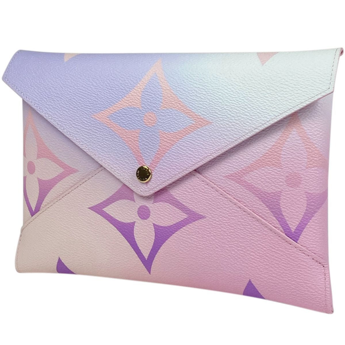 Louis Vuitton Pochette Kirigami Spring in the City Clutch Bag Sunrise Pastel