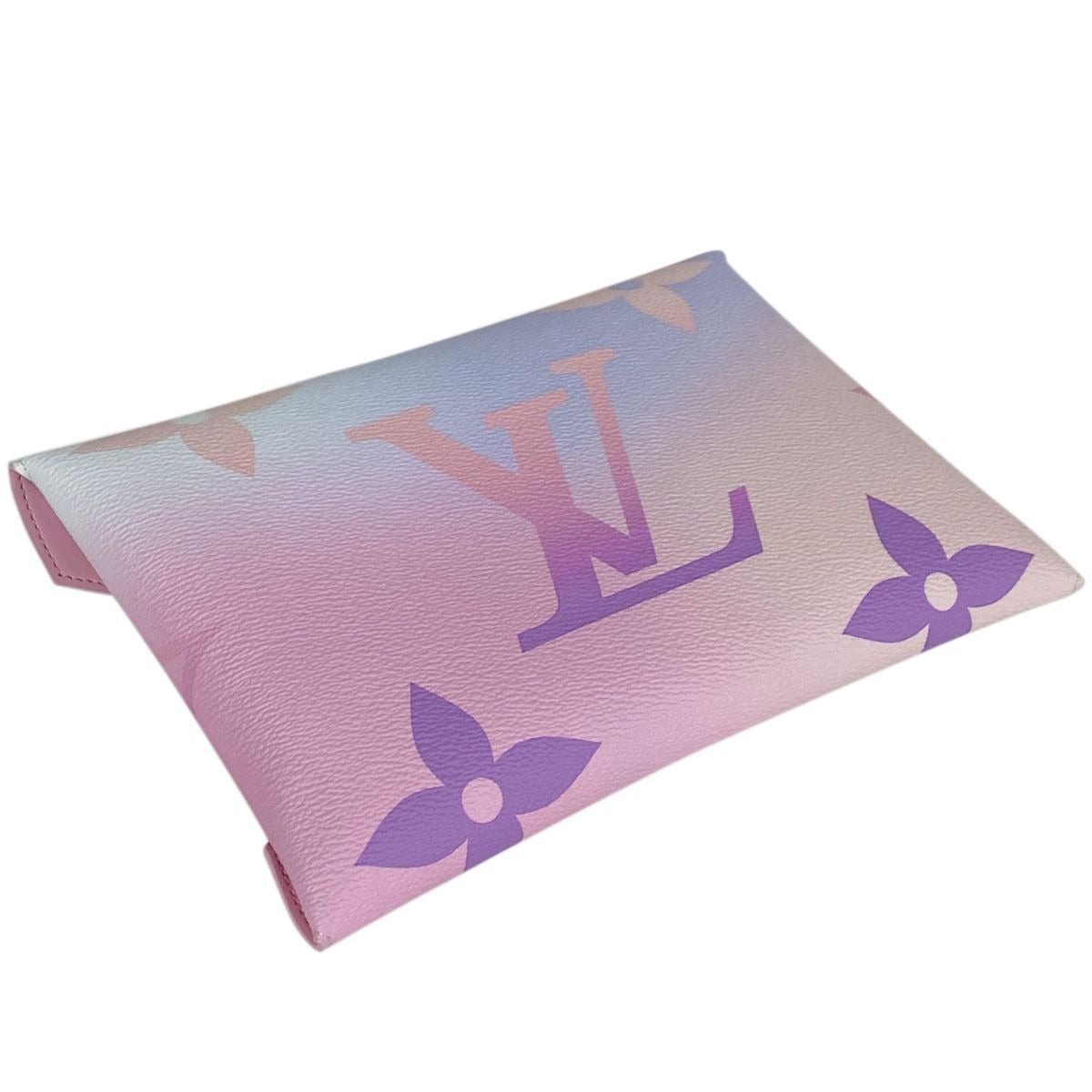 Louis Vuitton Pochette Kirigami Spring in the City Clutch Bag Sunrise Pastel