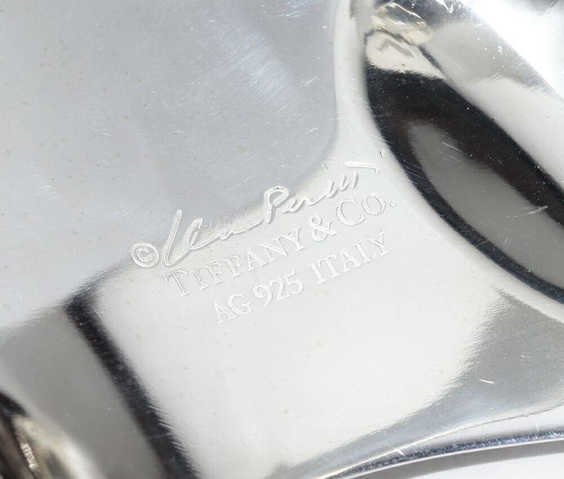 Tiffany & Co Bangle SV Elsa Peretti Small Bone Cuff Bangle Medium For Right Hand