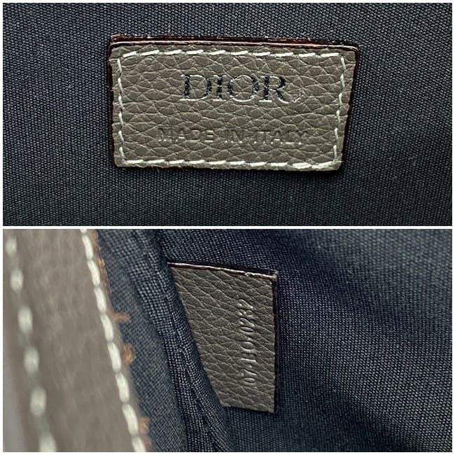 Christian Dior Shoulder Bag Brown Saddle 1