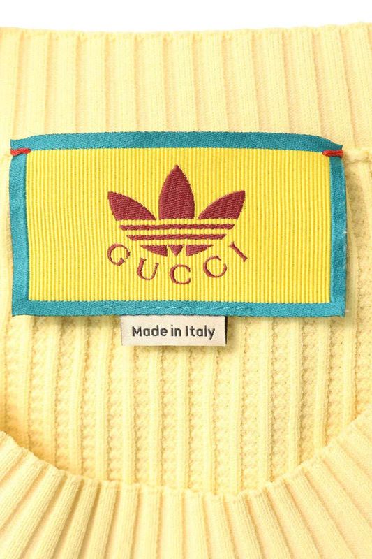 Gucci 693809 Xkcdq Double Logo Embroidery Knit Women's L