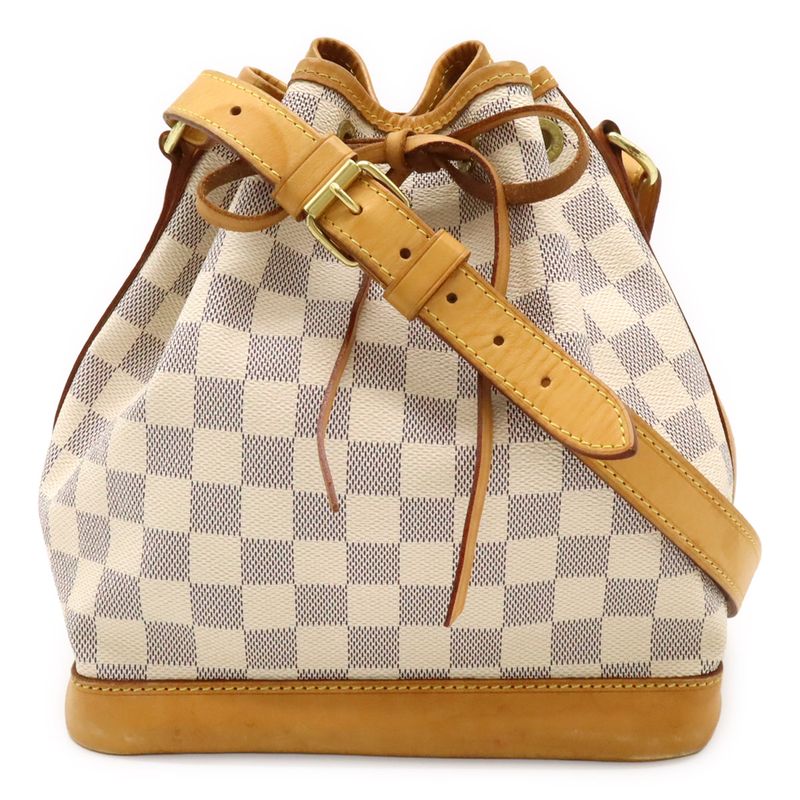 Louis Vuitton Damier Azure Noe BB Shoulder Bag Crossbody Shoulder Drawstring