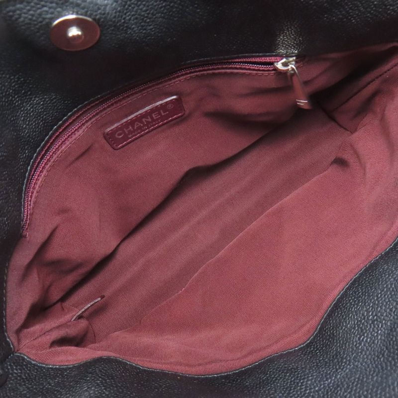 Chanel Matelasse Chain Shoulder Silver Hardware 2WAY Shoulder Bag Grained