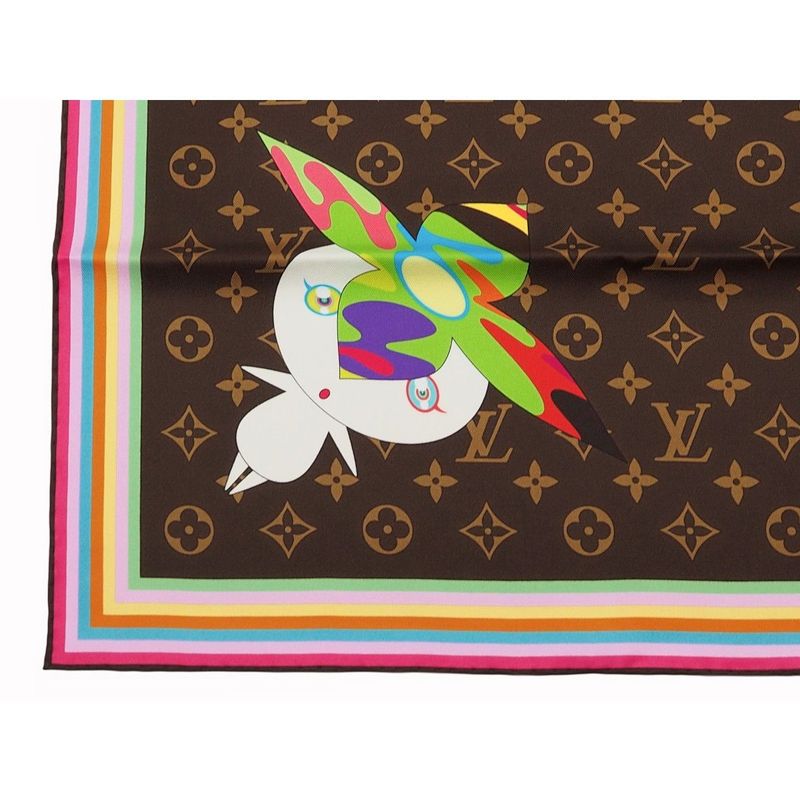 Louis Vuitton LV X Tm Carre 70 Super Flat Character Panda Monogram