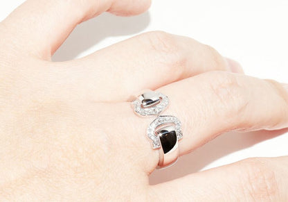 Cartier Ring 18K White Gold Diamond 30p(015ct) 2C Bouclece Ring B40710