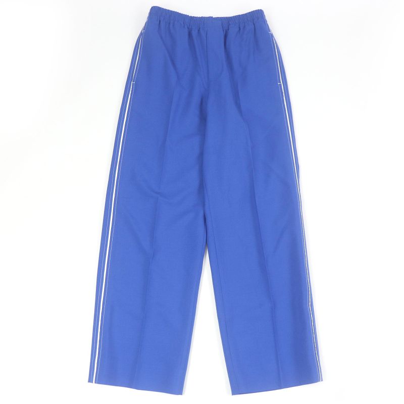 Gucci 742766 Wool Mohair Interlocking G Track Pants Blue 44 With Hangers Made