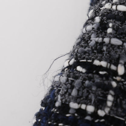 Chanel Tweed 05P P26088v16545 Cotton And Nylon Black/navy Blue Ladies Skirt