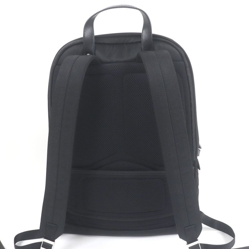 Prada 2vz048 Re-nylon Saffiano Leather Triangle Logo Triangle Plate Backpack