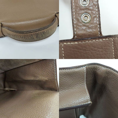 Hermes Sac A Depeches 38 Etoupe Taurillon Clemence F Stamp Svhardware