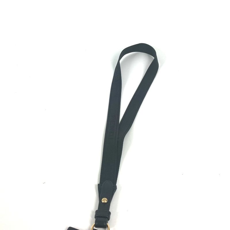 Fendi Card Case Logo Fendace Zucca PVC Brown