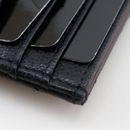 Chanel Matelasse Gold Hardware Coco Mark Ap3595 X Cabinskin Black Ladies Card