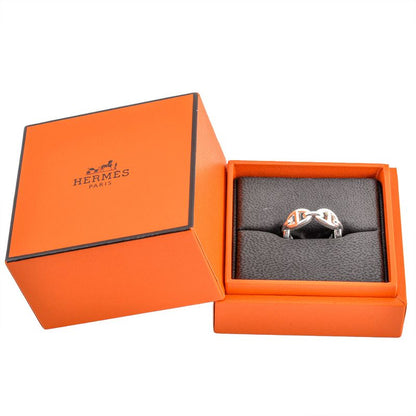 Hermes Chaîne D'ancre Ring #51 Sv925 59g Silver