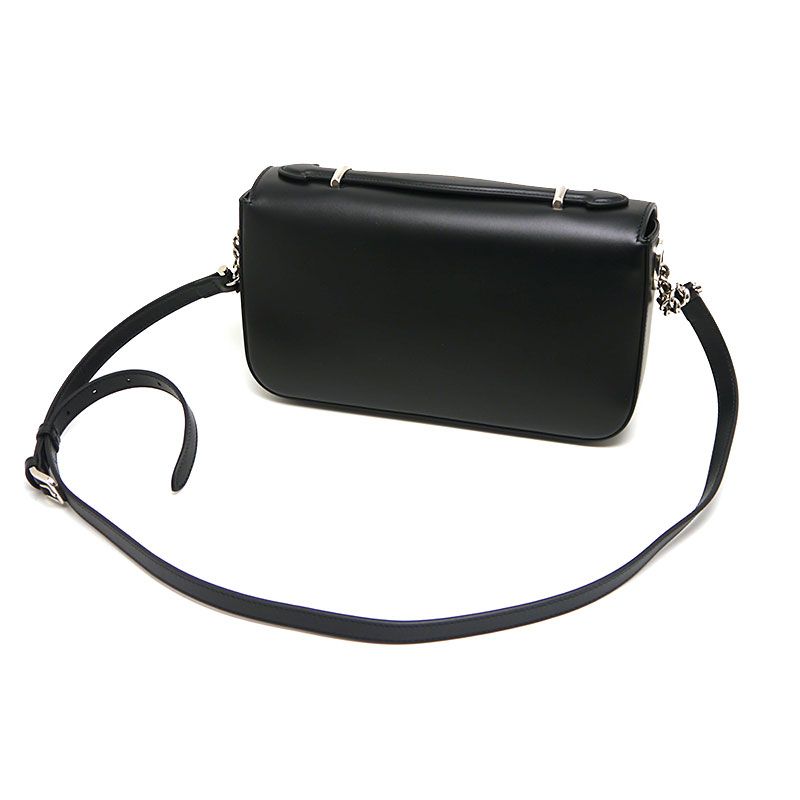 Gucci Petite GG Leather 2WAY Handbag 739721 Crossbody Black