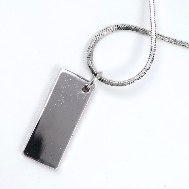 Dior Trotter Number 2 Metal Wine Red Ladies 10.4g Necklace