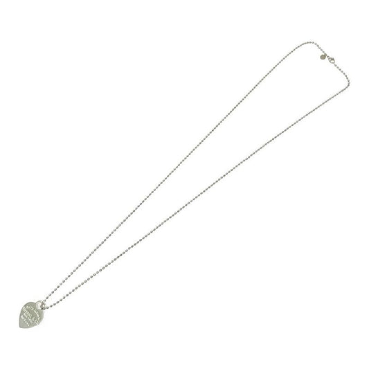Tiffany & Co Silver Return to Heart Tag Long Necklace 21.8g 925 Engraved 457200