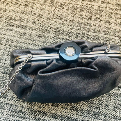 Celine 2-way Clutch Shoulder Bag Gray: Y2106