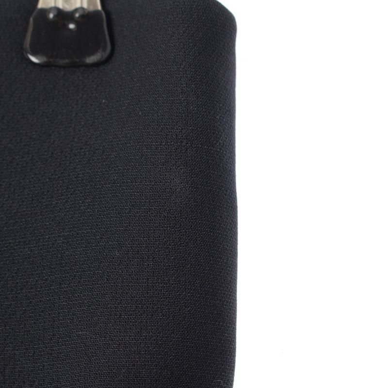 Christian Dior 21 Wool Silk Lace Up Flared Skirt Bottoms 111j33a1166 Black 34